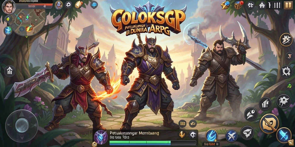Screenshot gameplay COLOKSGP menampilkan aksi pertempuran menegangkan.