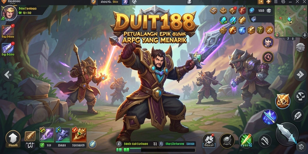 Screenshot menampilkan aksi pertempuran dalam DUIT188 yang mendebarkan.