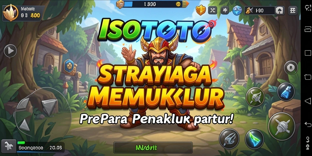 Gameplay seru ISOTOTO dengan strategi dan taktik yang menarik.