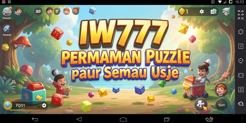 Screenshot IW777 menampilkan keseruan gameplay Puzzle yang menarik.