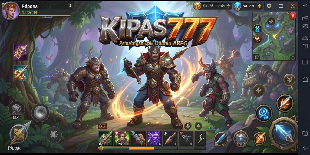 Tampilan gameplay KIPAS777 yang penuh aksi dan petualangan seru.