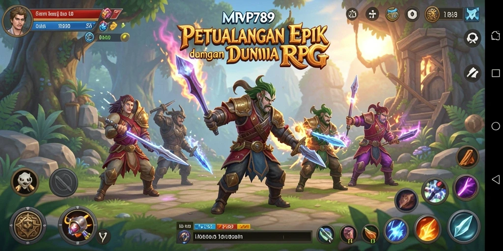 Screenshot gameplay MVP789 menampilkan petualangan seru di dunia RPG.