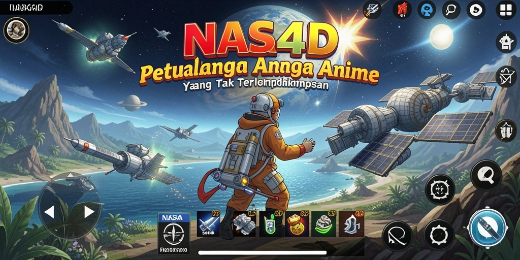Screenshot gameplay Anime yang menampilkan aksi seru karakter dalam NASA4D.