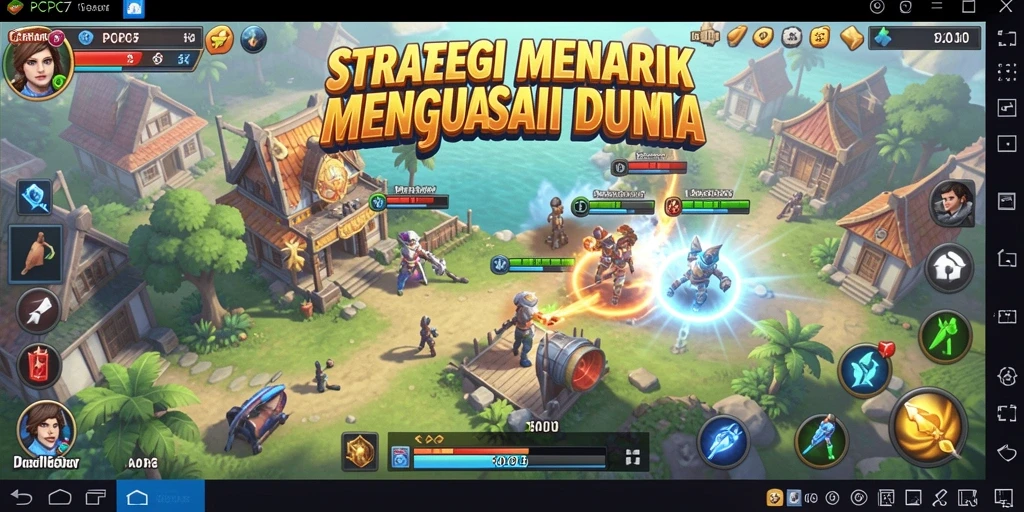 Tampilan gameplay PCPC7 yang intens dan mendebarkan.