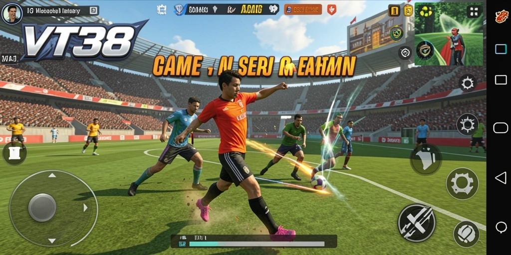 VT38 menampilkan gameplay olahraga terbaru yang seru dan kompetitif.
